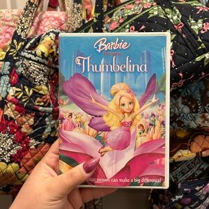 Barbie Thumbelina Movie Case in Pink and Purple